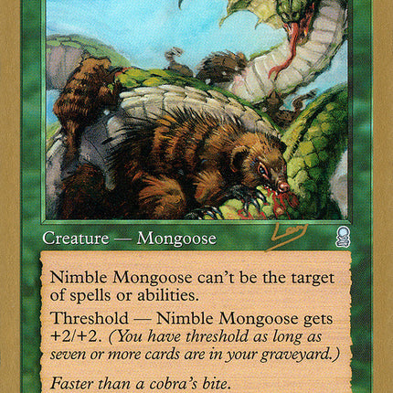 Nimble Mongoose (Raphael Levy) [World Championship Decks 2002]
