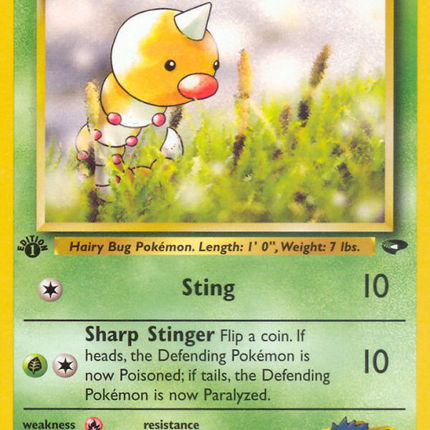 Koga's Weedle (82/132) [Gym Challenge 1st Edition]