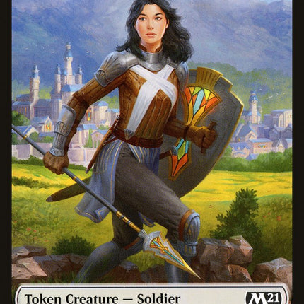 Cat (011) // Soldier Double-Sided Token [Core Set 2021 Tokens]