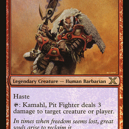 Kamahl, Pit Fighter (Premium Foil) [Tenth Edition]