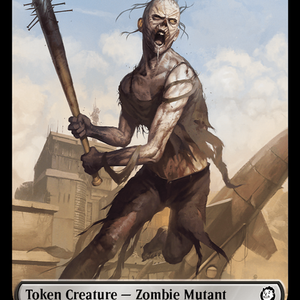 Zombie Mutant // Copy Double-Sided Token [Fallout Tokens]