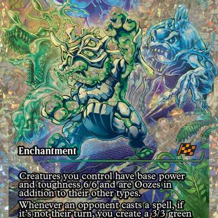 March of the World Ooze (Showcase) (Fracture Foil) [Aetherdrift]
