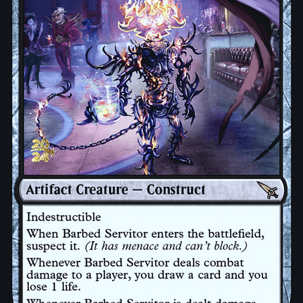 Barbed Servitor [Murders at Karlov Manor Prerelease Promos]