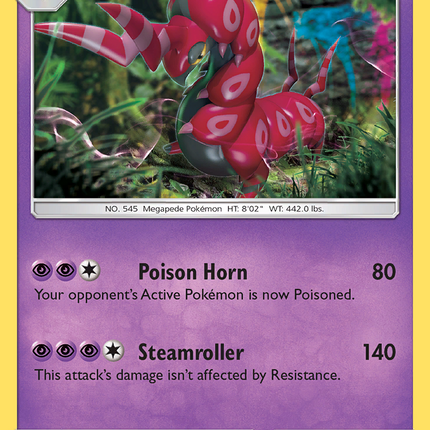 Scolipede (58/147) [Sun & Moon: Burning Shadows]
