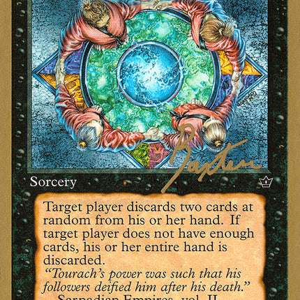 Hymn to Tourach (Circle) (George Baxter) [Pro Tour Collector Set]