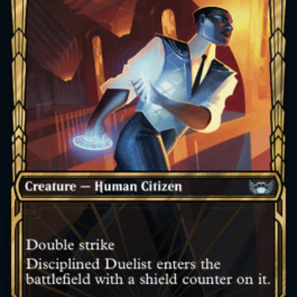 Disciplined Duelist (Showcase Golden Age Gilded Foil) [Streets of New Capenna]