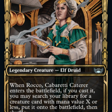 Rocco, Cabaretti Caterer (Showcase Golden Age Gilded Foil) [Streets of New Capenna]