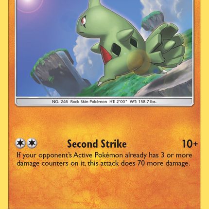 Larvitar (115/214) [Sun & Moon: Lost Thunder]