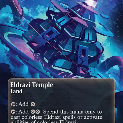 Eldrazi Temple (0059) (Borderless) [Edge of Eternities: Stellar Sights]