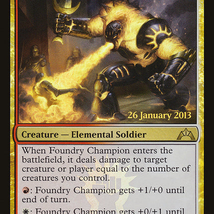 Foundry Champion [Gatecrash Prerelease Promos]