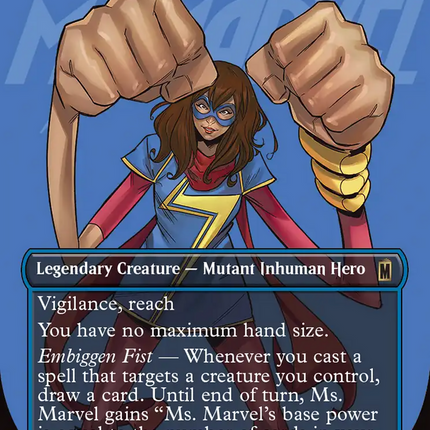 Ms. Marvel, Kamala Khan (Borderless) [Marvel Super Heroes]