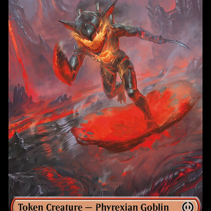 Rebel // Phyrexian Goblin Double-Sided Token [Phyrexia: All Will Be One Tokens]
