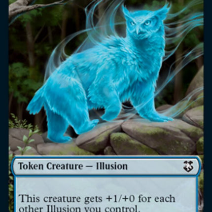 Illusion // Skeleton Double-Sided Token [Dungeons & Dragons: Adventures in the Forgotten Realms Commander Tokens]