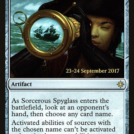 Sorcerous Spyglass [Ixalan Prerelease Promos]