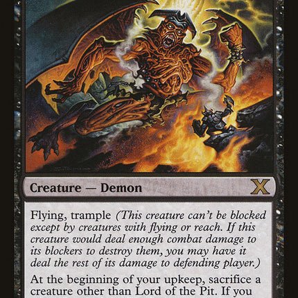 Lord of the Pit [Tenth Edition]