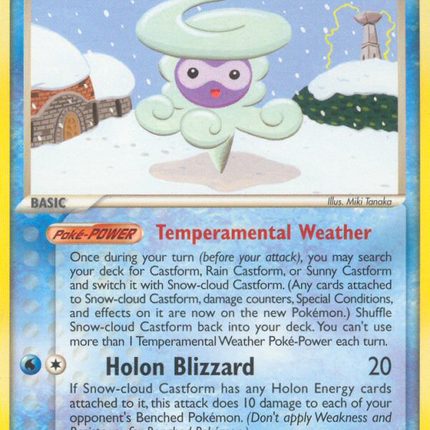 Snow-cloud Castform (29/113) [EX: Delta Species]