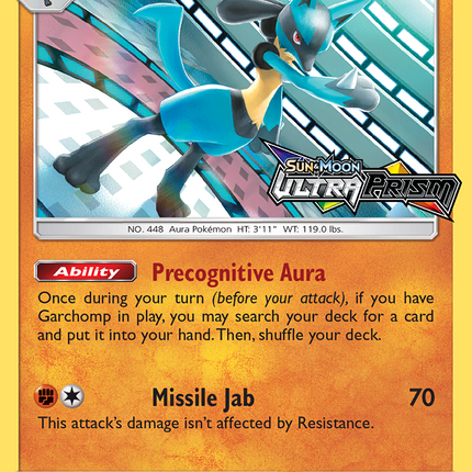 Lucario (SM95) (Prerelease Promo) [Sun & Moon: Black Star Promos]