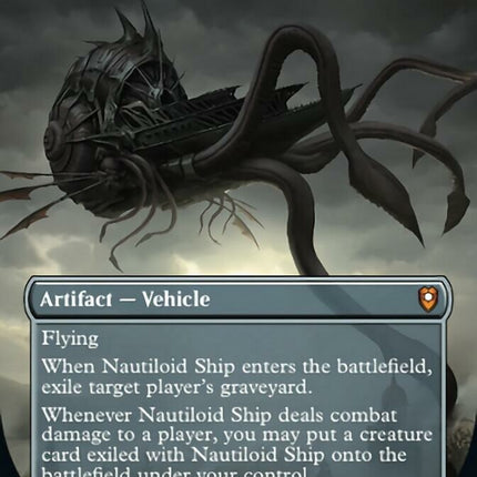 Nautiloid Ship (Borderless Alternate Art) [Commander Legends: Battle for Baldur's Gate]