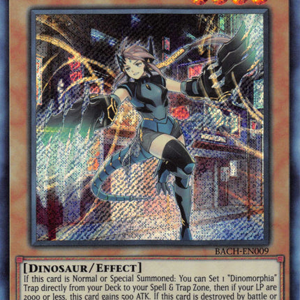 Dinomorphia Therizia [BACH-EN009] Secret Rare