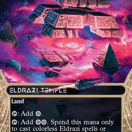 Eldrazi Temple (0014) (Borderless) [Edge of Eternities: Stellar Sights]