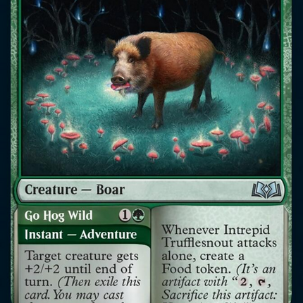 Intrepid Trufflesnout // Go Hog Wild [Wilds of Eldraine]