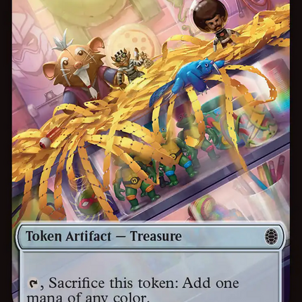 Treasure // Ninja Double-Sided Token [Teenage Mutant Ninja Turtles Commander Tokens]
