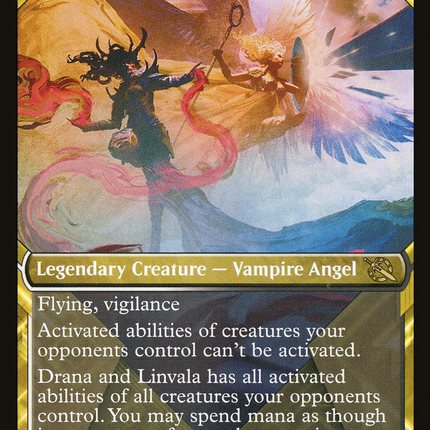 Drana and Linvala (Showcase Planar Booster Fun) [March of the Machine]