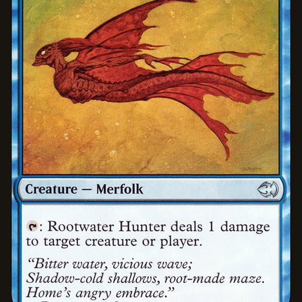 Rootwater Hunter [Duel Decks: Merfolk vs. Goblins]