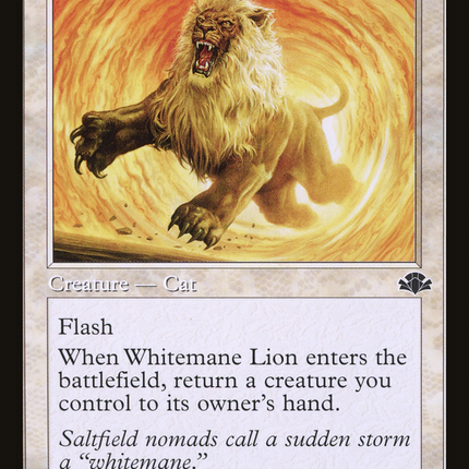 Whitemane Lion (Retro) [Dominaria Remastered]