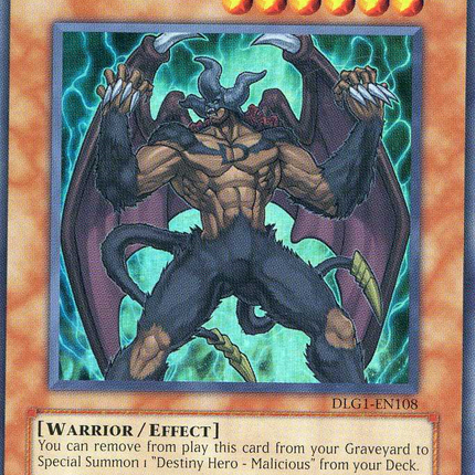 Destiny HERO - Malicious [DLG1-EN108] Super Rare