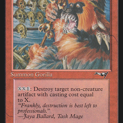 Gorilla Shaman (Skulls in Background) [Alliances]