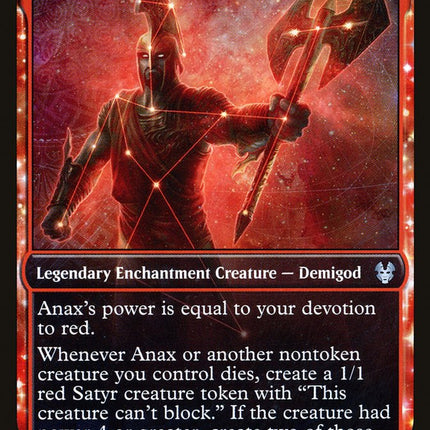 Anax, Hardened in the Forge (Showcase) [Theros Beyond Death]