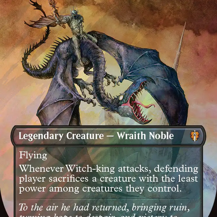 Witch-king, Bringer of Ruin (Borderless) (Surge Foil) [The Hobbit]