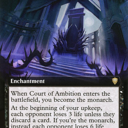 Court of Ambition (Extended Art) [Commander Legends]