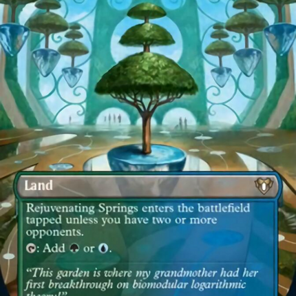 Rejuvenating Springs (Borderless Alternate Art) [Commander Masters]