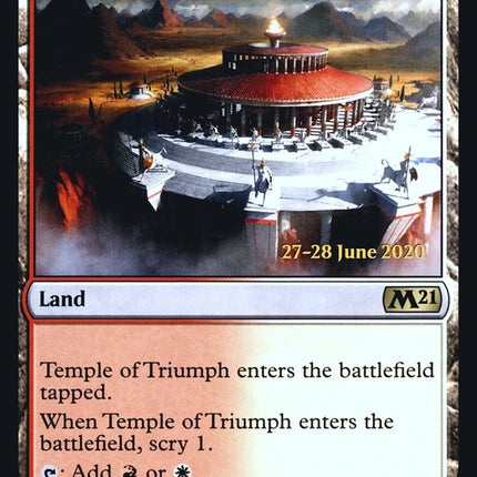 Temple of Triumph [Core Set 2021 Prerelease Promos]