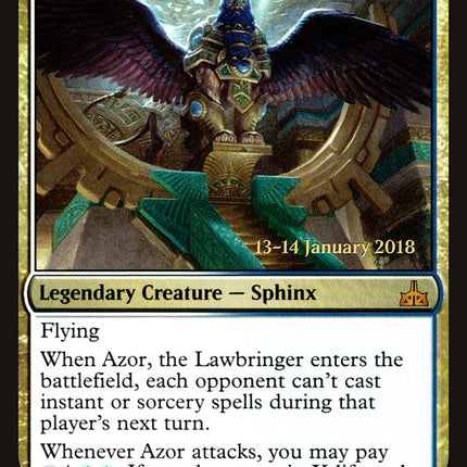 Azor, the Lawbringer [Rivals of Ixalan Prerelease Promos]