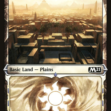 Plains (309) (Showcase) [Core Set 2021]