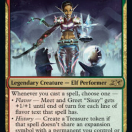 Meet and Greet "Sisay" (Galaxy Foil) [Unfinity]