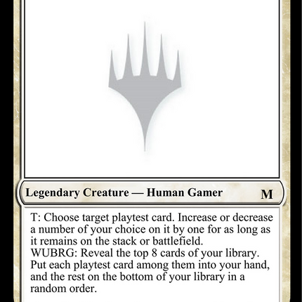 You, Magic Playtester [Unknown Event]