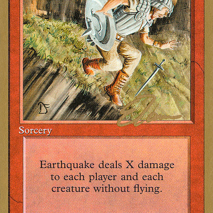 Earthquake (Eric Tam) [Pro Tour Collector Set]