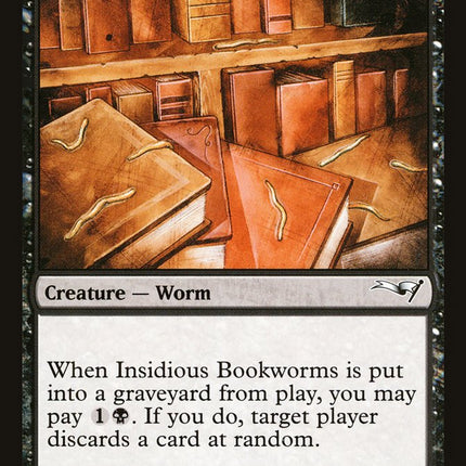 Insidious Bookworms [Coldsnap Theme Decks]