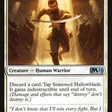 Seasoned Hallowblade [Core Set 2021]