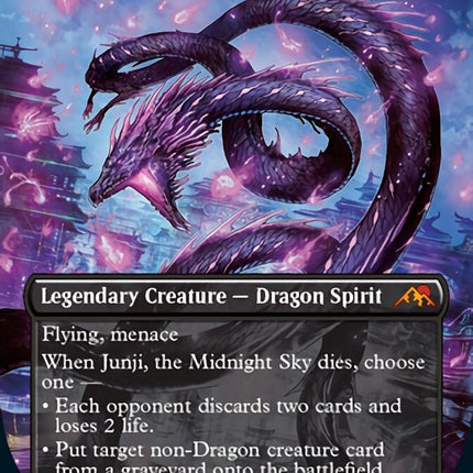 Junji, the Midnight Sky (Borderless Alternate Art) [Kamigawa: Neon Dynasty]