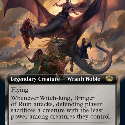 Witch-king, Bringer of Ruin (Extended Alternate Art) [The Lord of the Rings: Tales of Middle-Earth]