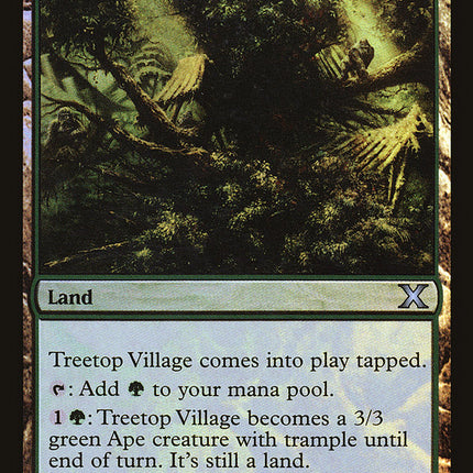 Treetop Village (Premium Foil) [Tenth Edition]