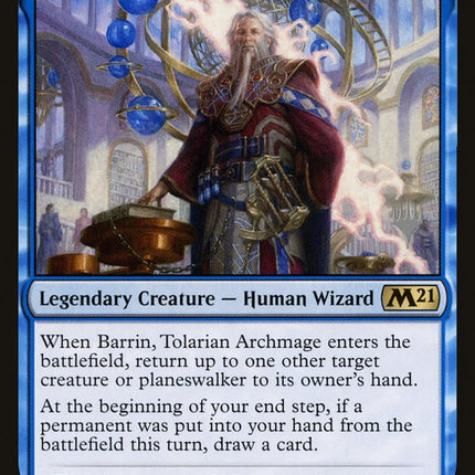Barrin, Tolarian Archmage (Promo Pack) [Core Set 2021 Promos]