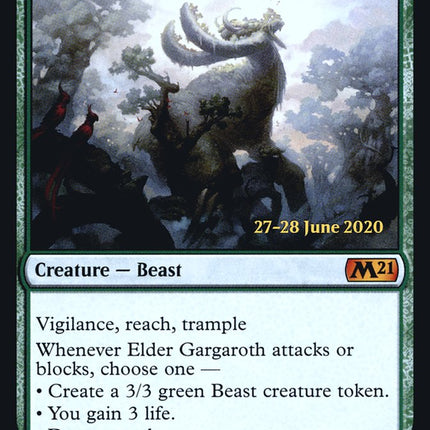 Elder Gargaroth [Core Set 2021 Prerelease Promos]