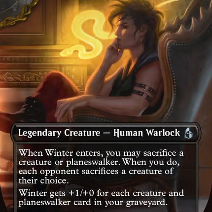 Winter, Tormented Loner (Borderless) [Reality Fracture]