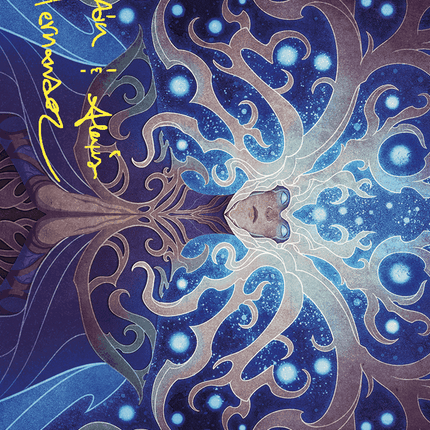 Omniscience Art Card (Gold-Stamped Signature) [Wilds of Eldraine Art Series]